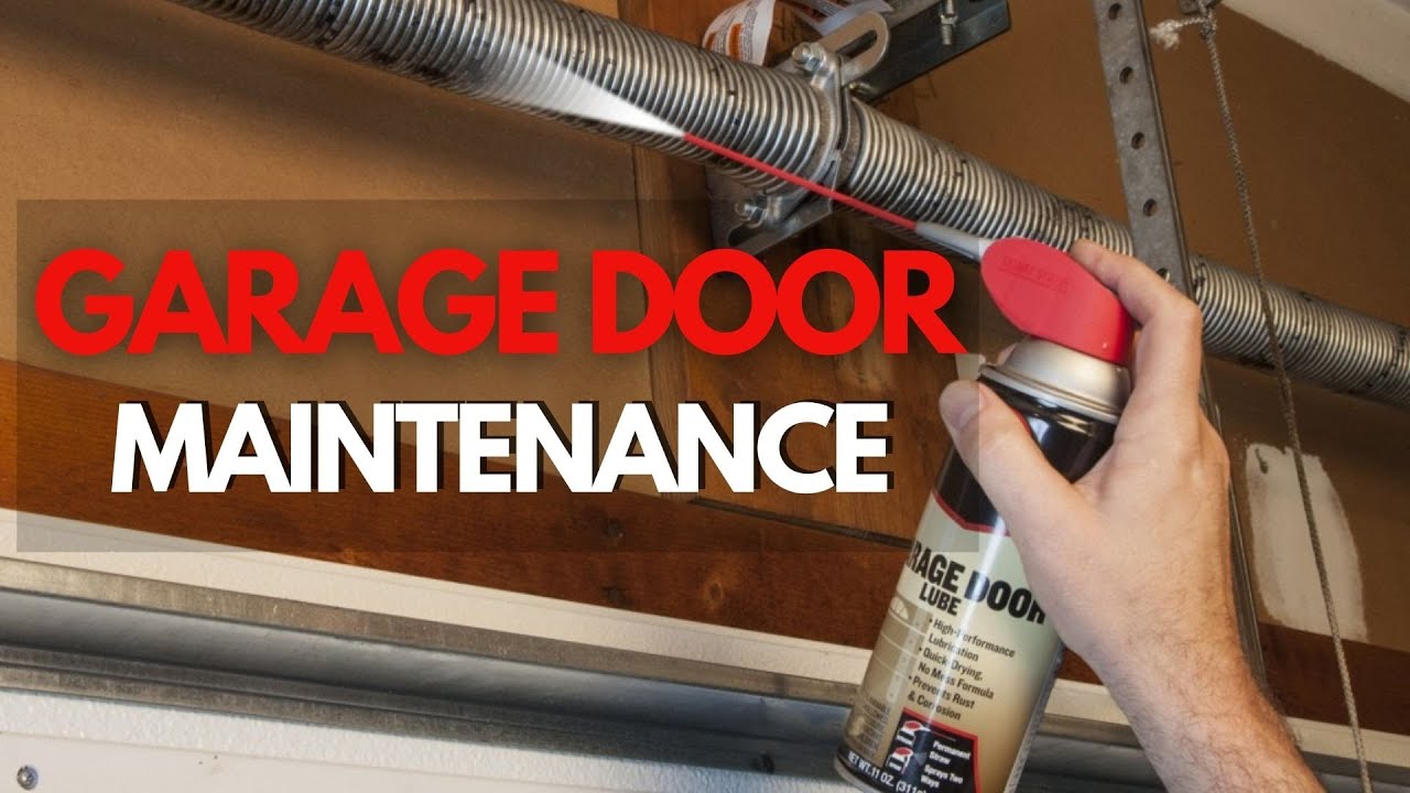Garage Door Maintenance YouTube