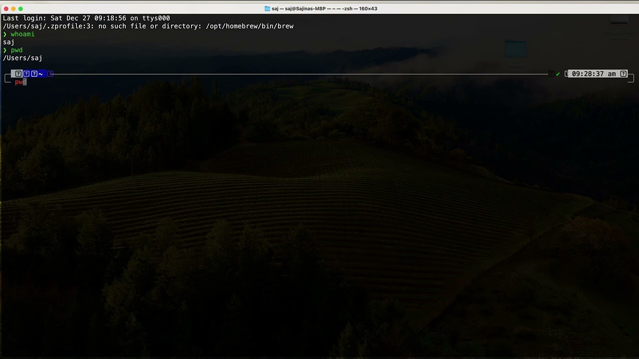 Bash Shell scripting -1 Command ls and whoami