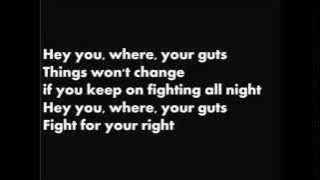 A.C.A.B. -  fight for your right (lyric)