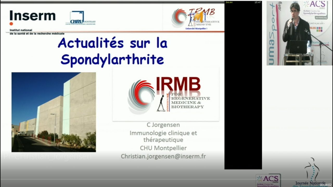 JNS 2018 - Pr Christian Jorgensen, Immunologie clinique et thérapeutique