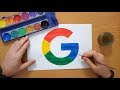 How to draw the Google G logo - Google app icon