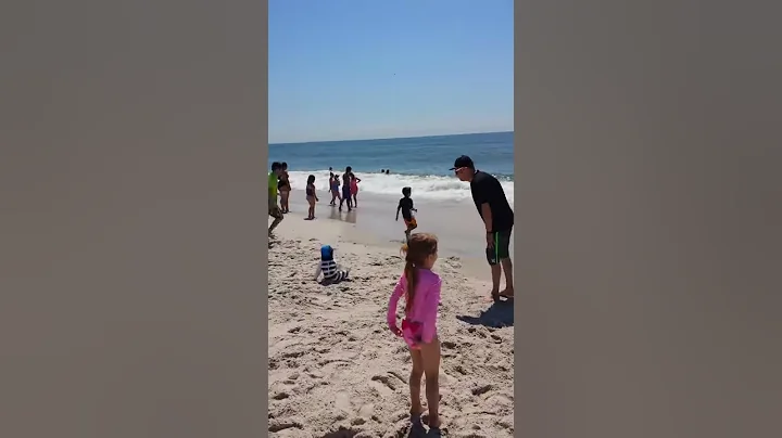 Bouncing at the beach
