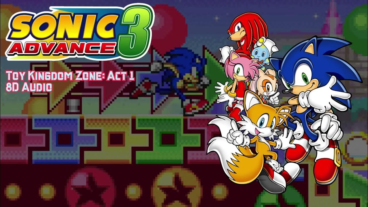Toy Kingdom Zone Act 1 (8D Audio) Sonic Advance 3 YouTube