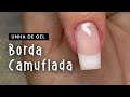 Como Fazer Borda Camuflada na Unha de Gel