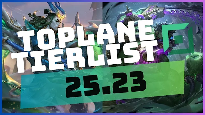 PATCH 25.23 TOPLANE TIERLIST! (LEAGUE OF LEGENDS)