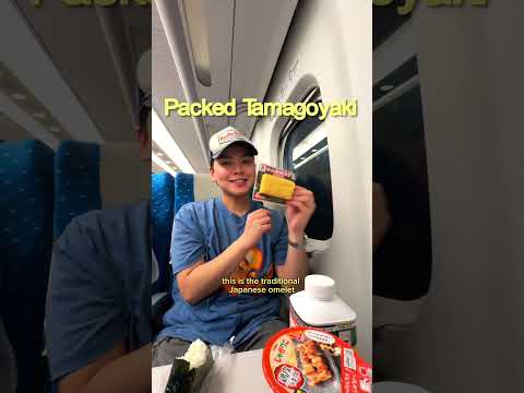 🚅🇯🇵 Everything I ate on a Japan Bulletin Train! #food #japan #bullettrain #life #japanesefood