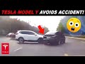 Tesla Model Y avoids T-Bone Accident! 0-60 really matter here!