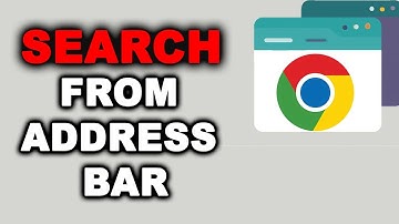 How to quickly use search from the address bar in Google Chrome