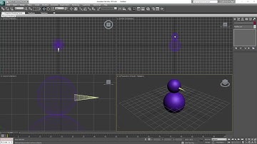How to create a Snowman using Standard Primitive in 3ds max