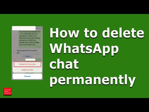 Video: How To Delete Chat History