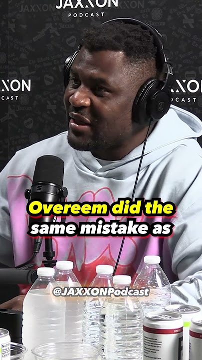 #Francisngannou on seeing #alistairovereem power and his strat on fighting him