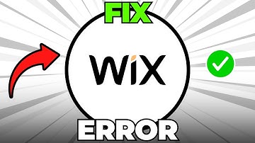 How to Fix Wix Error 404 Page Not Found (Quick & Easy)