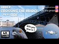 Urbex  crossing a bridge by its side