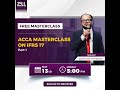 Acca masterclass on ifrs 17  part 1
