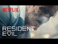 Resident evil season 1  man infected with tvirus  pedestrians react  netflix