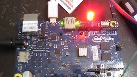Interfacing of LED to intel Galileo GEN2 board