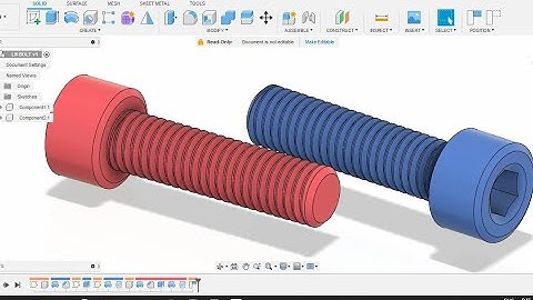 How to make LN bolt in fusion 360 | Fusion 360 Practice Exercise