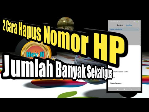 2 Cara Menghapus Nomor Kontak HP Jumlah Banyak Sekaligus.