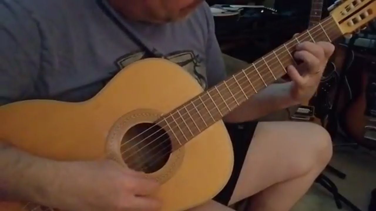 YAMAHA アコースティックギター No.45 Yamaha No 45, 1960's Japanese classical Blond Tiger guitar