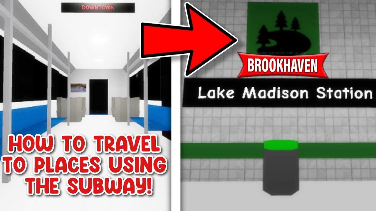 How To Travel Using New Subway In Roblox Brookhaven - GINX TV