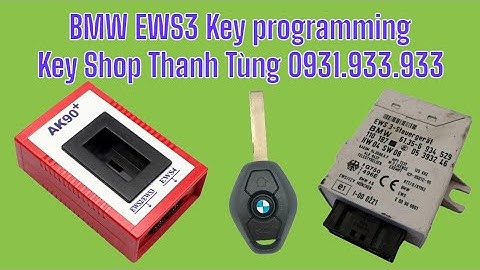 BMW E46 2003 EWS3 Key programming by AK90