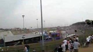 caravan racing pile up