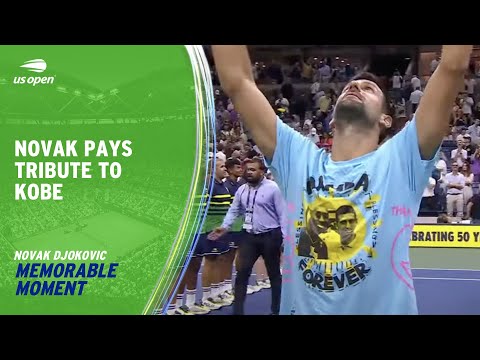 Novak Djokovic Pays Tribute To Kobe Bryant After 24th Grand Slam | 2023 US Open