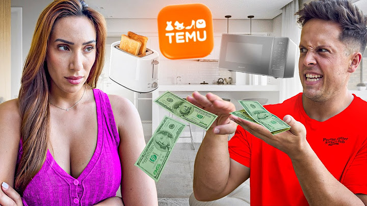 GASTEI O DINHEIRO DA MINHA NAMORADA NA TEMU 😅💸
