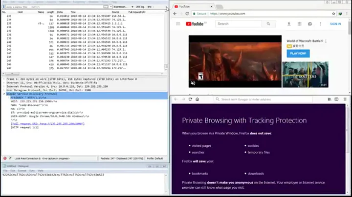 Reverse Engineering Chrome, Decrypting Certificate, Deep Packet Inspection.