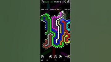 How To Solve Flow Free Hexes Amoeba Pack Level 119 14x16 Board Walk Through Solution Walkthrough