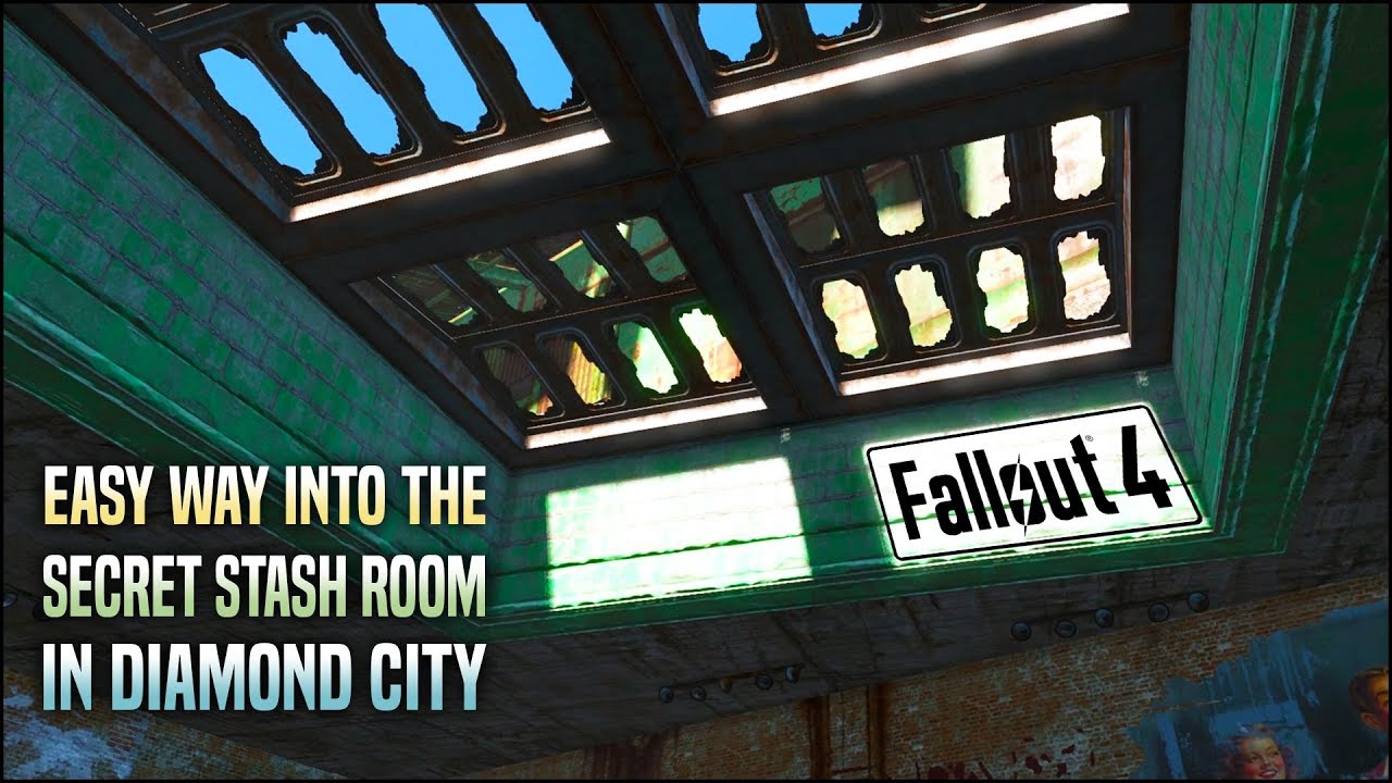 How To Get To The Secret Room In Diamond City The Super Easy Way Fallout 4 Tips Tricks