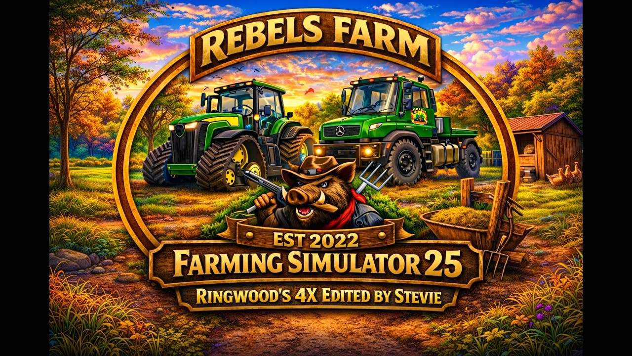 Fs25 Roc Merger FS25 Ringwoods 4X Edited By Stevie merger of field 1 and 2 - YouTube