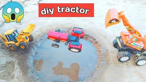 Diy tractor stuck in mud mini science project || Part#3 || JCB video || #jcb || @shubbucreator