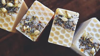 Lavender & Honey Essential Oil Soap Making