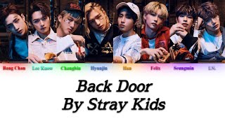 Stray Kids (ストレイ キッズ) - Back Door -Japanese ver.- {Color Coded Lyrics}