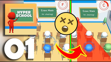 Hyper School | level 1-40 | Gameplay Walkthrough  #1