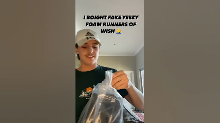 I BOUGHT A FAKE PAIR OF YEEZY FOAM RUNNERS🤦‍♂️ #kanyewest #yeezy #fake #shorts