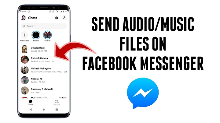 How to Send Audio Song/ Music Files on Facebook Messenger