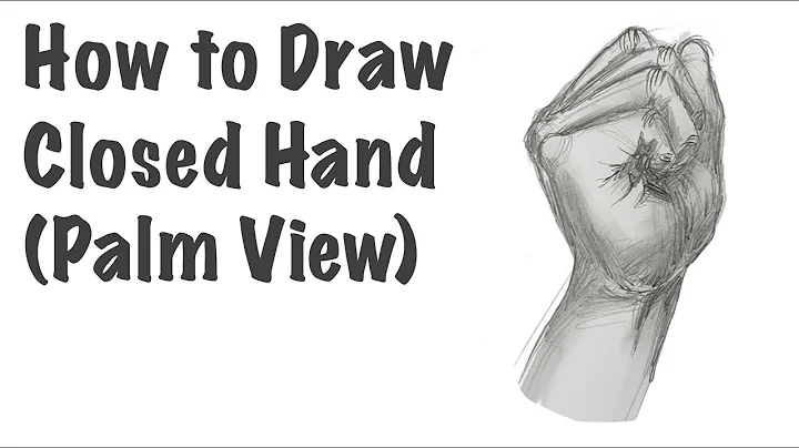 How to Draw a Closed Hand from Palm View