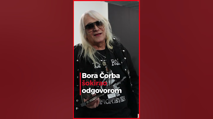 Bora Čorba šokirao odgovorom