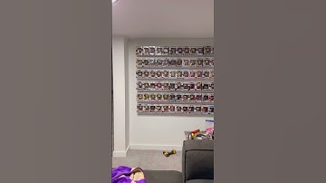Funko Pop wall installation #diy #homeprojects #diyprojects #funko #funkopop
