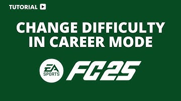 How to change difficulty in FC 25 career mode