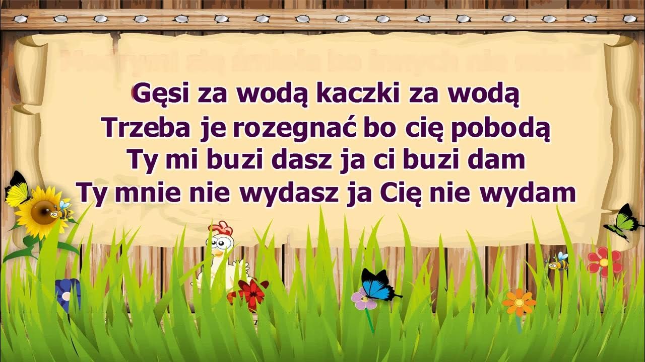 Piosenka Podwórko Pod Chmurką Tekst Czerwone jabłuszko ( karaoke ) - YouTube