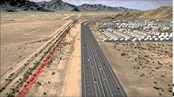 Loop 202 South Mountain Freeway 3D Fly-Through Video 