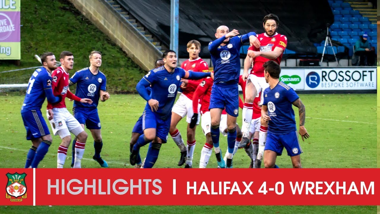 HIGHLIGHTS Halifax Town 4 Wrexham AFC 0 YouTube HIGHLIGHTS Halifax Town 4 Wrexham AFC 0 YouTube