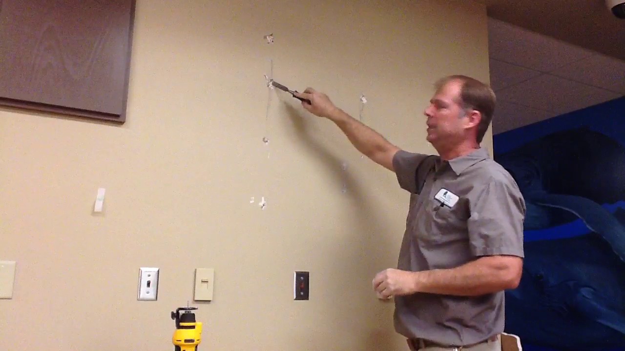 How to cut access hole in drywall clean and easy repair YouTube