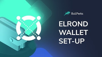 Elrond Web Wallet Setup Guide (⚡ #Elrond Network) | #BullPerks: Educational