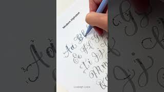 Free Calligraphy Alphabet Worksheet Link In Description