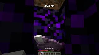 How To Escape Minecraft Traps In Every Age🤯 (INSANE 3%) #minecraft #shorts