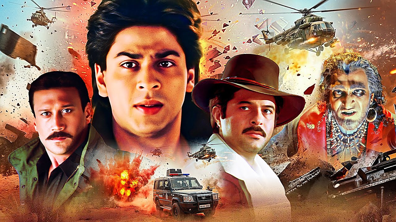 Bollywood के  3 बादशाहों की Dhamkedar Action Full Movie | Anil Kapoor, Jackie Shroff, Shahrukh Khan